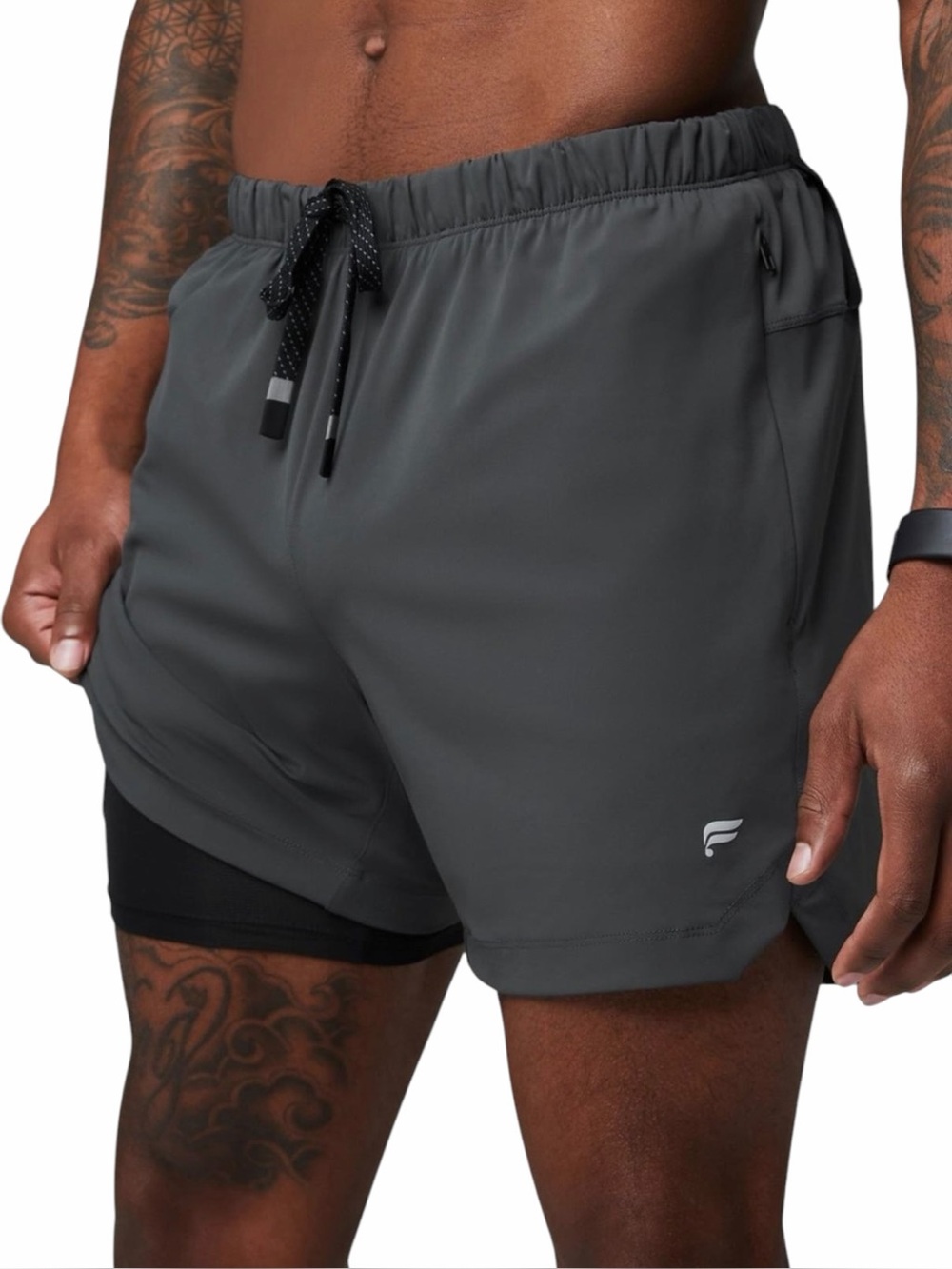 Fabletics Onyx The One Short Lined 5in Size Medium